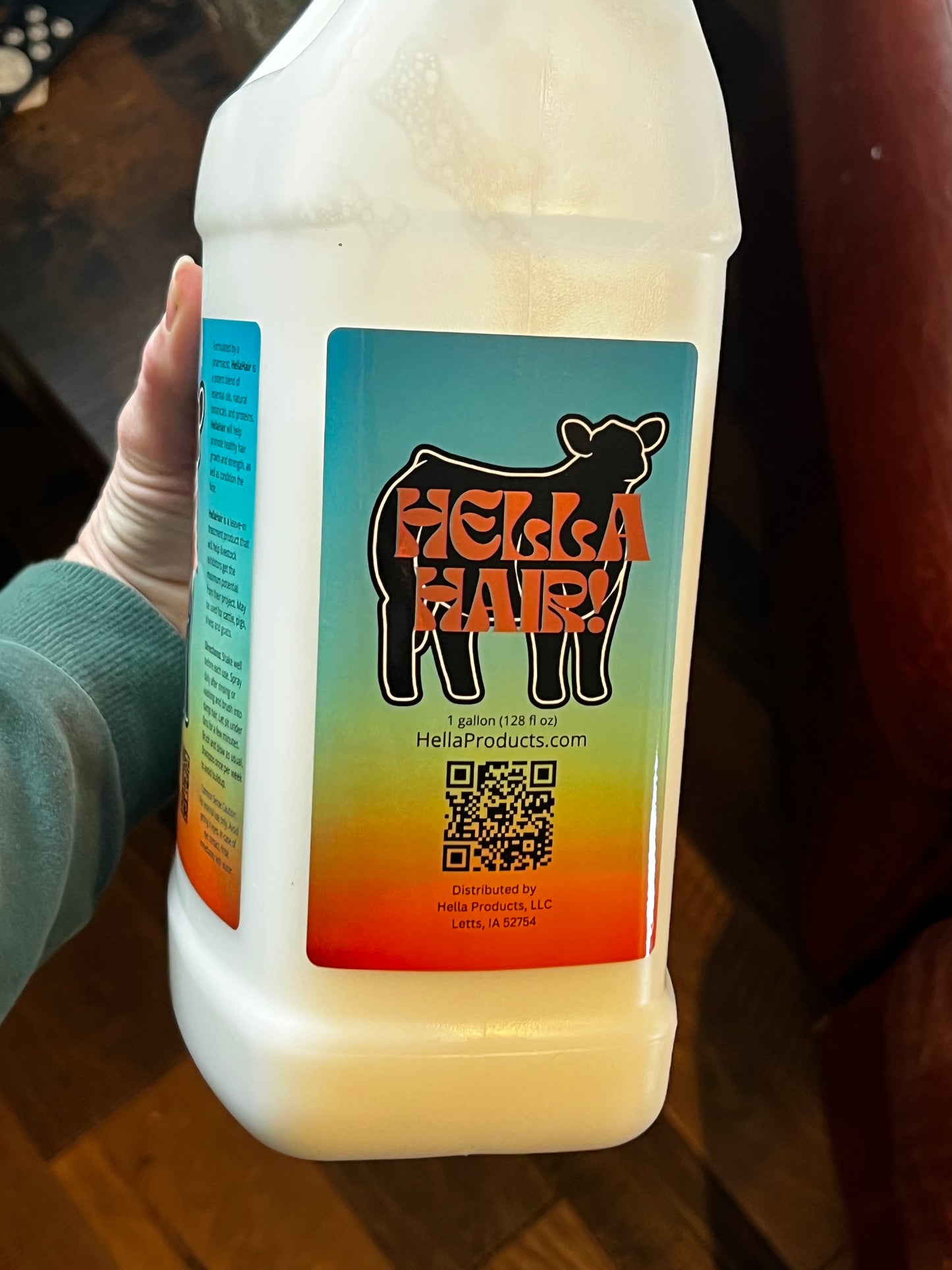 Hella Hair- GALLON JUGS 1 case (4)