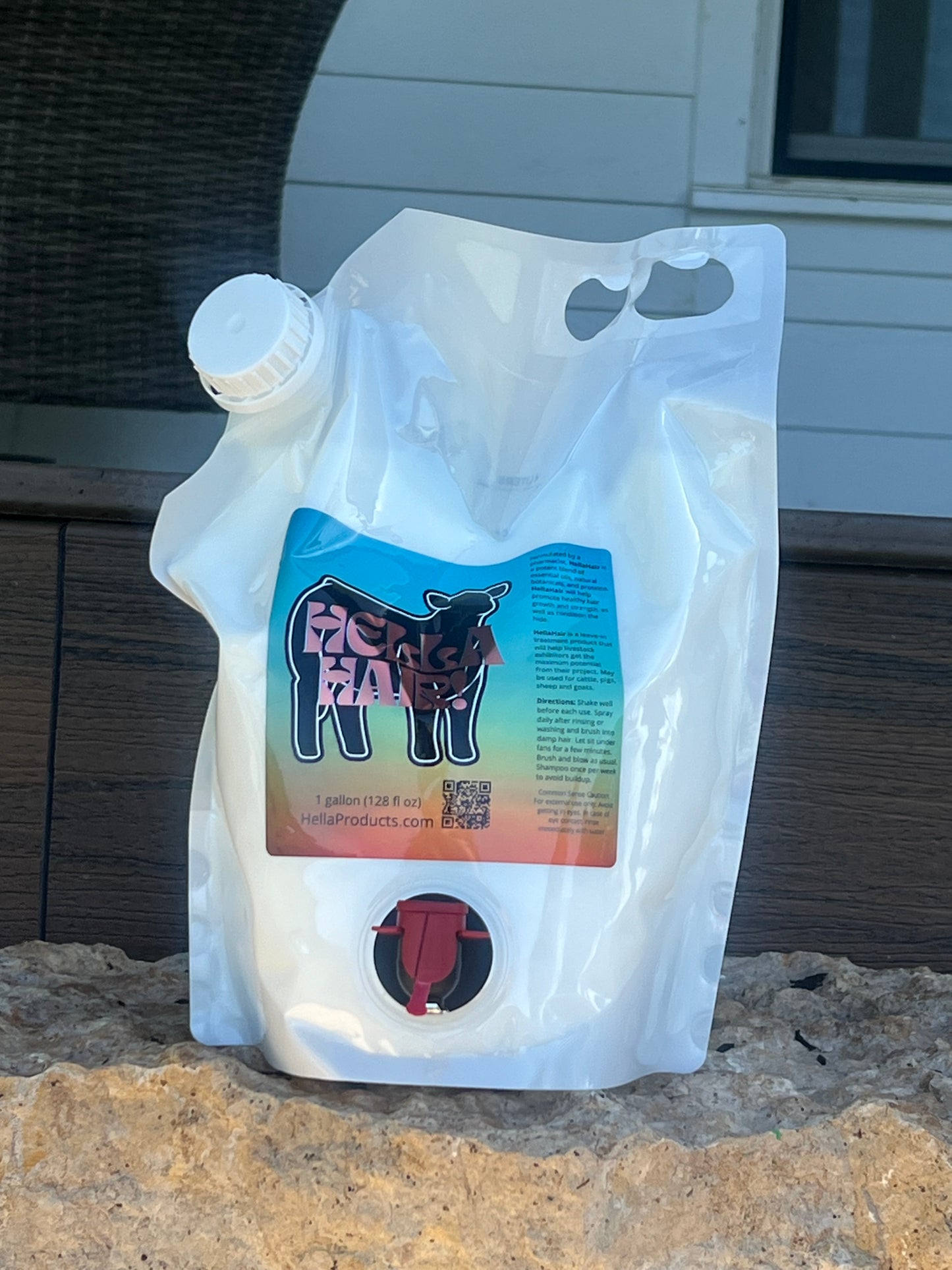 Hella Hair 1 gallon refill bags - 1 case (4 bags)